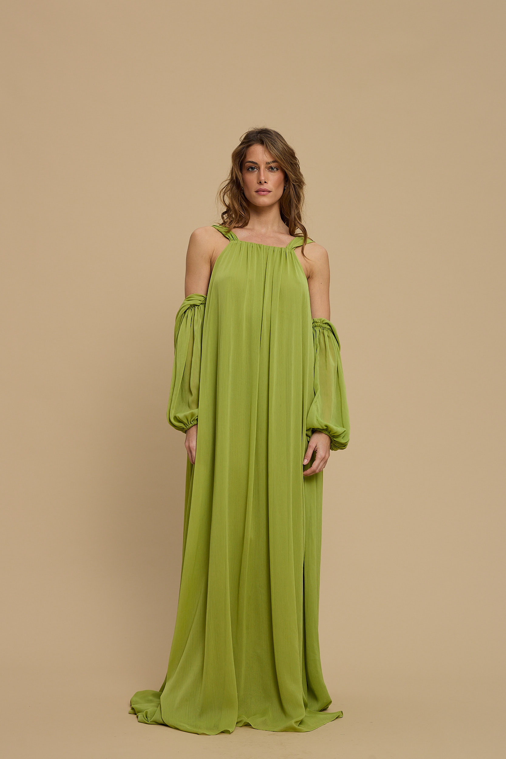 WEB_LACHAINE_SS2629631 Irina Dress Green - Image 1