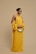 Irina Dress Mustard - Image 2