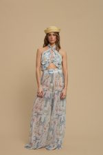 Ammoudia Pants Mosaic Ocean