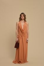 Wave Dress Peach
