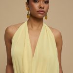 Wave Dress Yellow