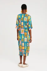 Papaya Long Dress - Image 6