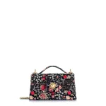 The Noble Mini – Black Floral Embroidery