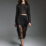 Midnight Fringe Skirt