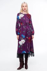 Violet Long Dress - Jacquard