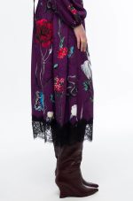 Violet Long Dress - Jacquard - Image 7