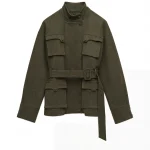 Jacket Suede Khaki