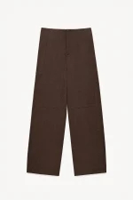 Trousers Suede Brown