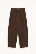 Trousers Suede Brown - Image 2